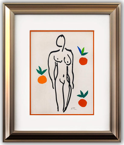 Henri Matisse- Lithograph "VERVE - NU AUX ORANGES"