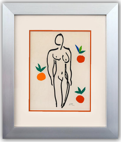 Henri Matisse- Lithograph "VERVE - NU AUX ORANGES"