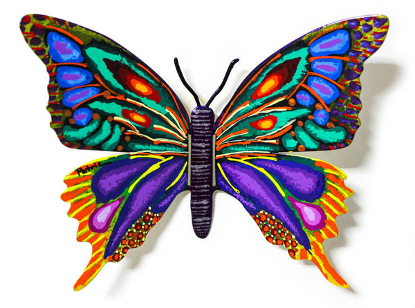 Patricia Govezensky- Original Painting on Cutout Steel "Butterfly CXCII"