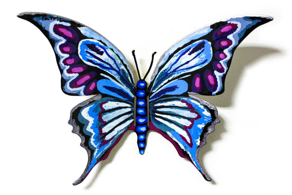 Patricia Govezensky- Original Painting on Cutout Steel "Butterfly CCVI"