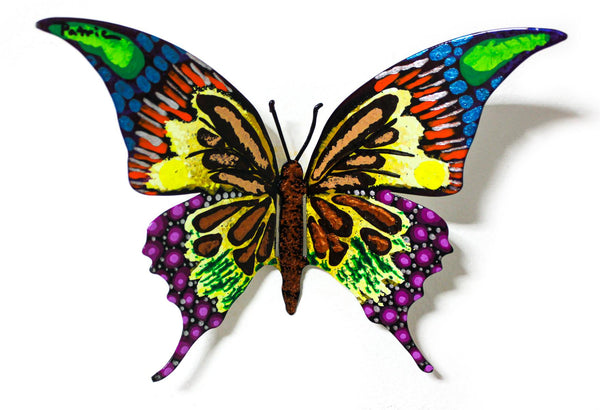 Patricia Govezensky- Original Painting on Cutout Steel "Butterfly CCVIII"