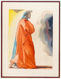 Salvador Dali- Original Color Woodcut on B.F.K. Rives Paper "Paradise "