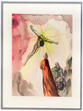 Salvador Dali- Original Color Woodcut on B.F.K. Rives Paper "Paradise 14"