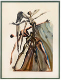 Salvador Dali- Original Color Woodcut on B.F.K. Rives Paper "Purgatory 4"