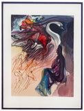 Salvador Dali- Original Color Woodcut on B.F.K. Rives Paper "Paradise 19"