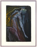 Salvador Dali- Original Color Woodcut on B.F.K. Rives Paper "Inferno 9"