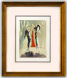 Salvador Dali- Original Color Woodcut on B.F.K. Rives Paper "Paradise 27"