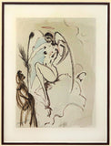 Salvador Dali- Original Color Woodcut on B.F.K. Rives Paper "Paradise 31"