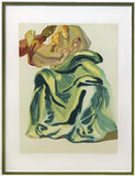 Salvador Dali- Original Color Woodcut on B.F.K. Rives Paper "Paradise 30"