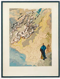Salvador Dali- Original Color Woodcut on B.F.K. Rives Paper "Paradise 20"
