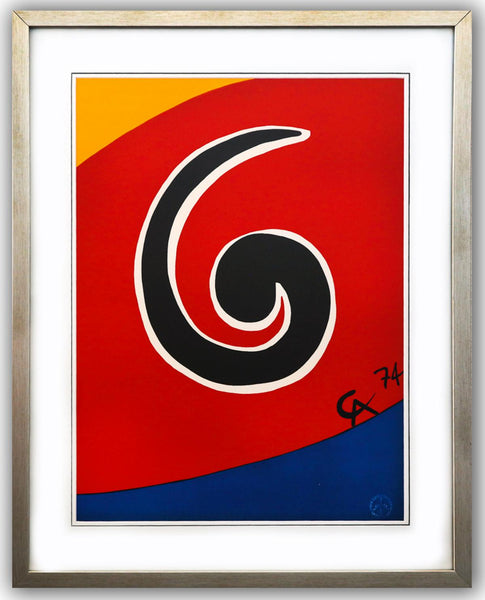 Alexander Calder- Lithograph on Arches Paper "Flying colors - Skywirl"