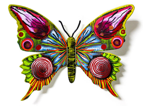 Patricia Govezensky- Original Painting on Cutout Steel "Butterfly CCII"