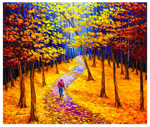 Svyatoslav Shyrochuk- Original Oil on Canvas "Fall Season"