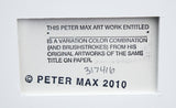 Peter Max- Original Lithograph "LIBERTY HEAD (Mini)"