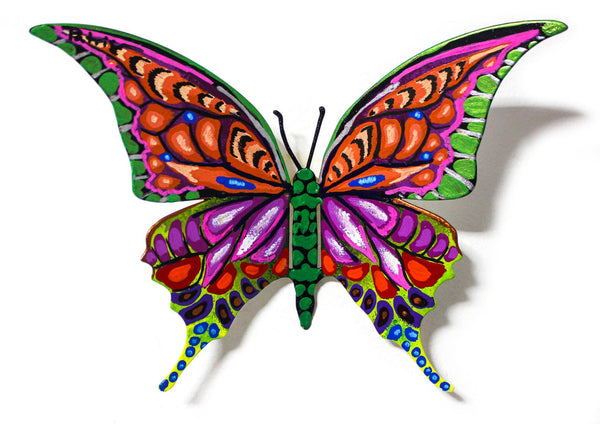 Patricia Govezensky- Original Painting on Cutout Steel "Butterfly CCXXII"
