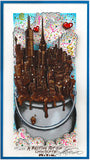 Charles Fazzino- 3D Construction Silkscreen Serigraph "A MELTING POT OF CHOCOLATE…NYC"