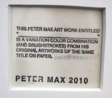 Peter Max- Original Lithograph "LIBERTY HEAD (Mini)"