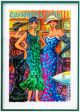 Patricia Govezensky- Original Watercolor "Katelyn & Capri"