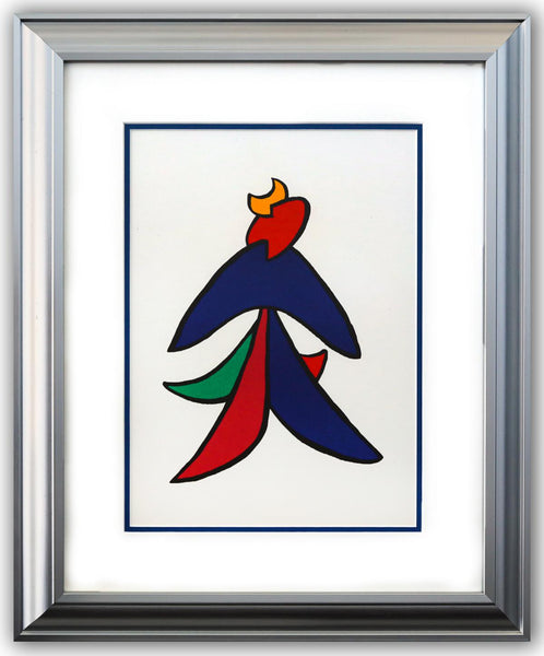 Alexander Calder- Lithograph "DLM141 - LUNE JAUNE ET PORC QUI PIQUE II"