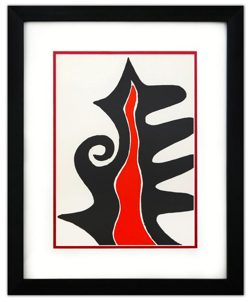 Alexander Calder- Lithograph "DLM201 - FLAMME INTERIEURE"