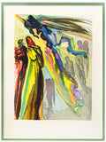 Salvador Dali- Original Color Woodcut on B.F.K. Rives Paper "Paradise 16"