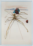 Salvador Dali- Original Color Woodcut on B.F.K. Rives Paper "Purgatory 17"
