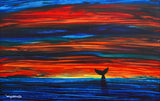 Wyland- Original Painting on Canvas "Breaching Whale"
