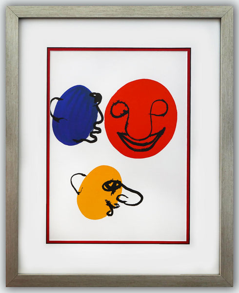 Alexander Calder- Lithograph "DLM221 - Visages"