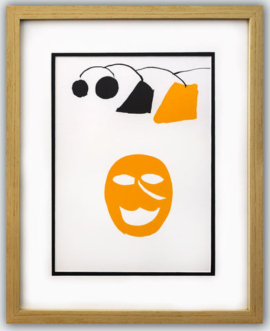 Alexander Calder- Lithograph "DLM221 - Masque jaune"
