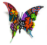 Patricia Govezensky- Original Painting on Cutout Steel "Butterfly CCXXXII"