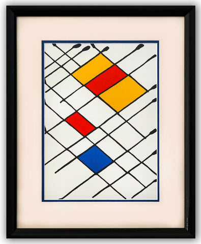 Alexander Calder- Lithograph "DLM156 - Damier"