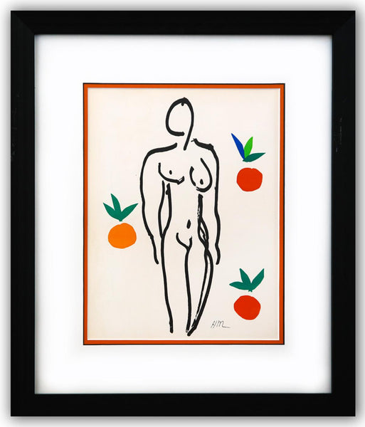 Henri Matisse- Lithograph "Verve - Nu aux oranges"