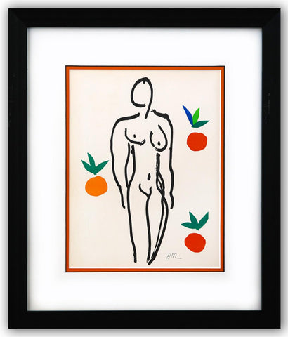 Henri Matisse- Lithograph "Verve - Nu aux oranges"