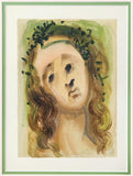 Salvador Dali- Original Color Woodcut on B.F.K. Rives Paper "Purgatory 10"