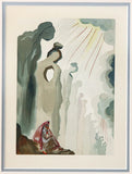 Salvador Dali- Original Color Woodcut on B.F.K. Rives Paper "Purgatory 13"