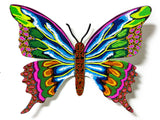 Patricia Govezensky- Original Painting on Cutout Steel "Butterfly CCXLI"