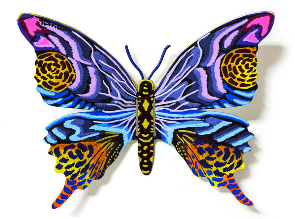Patricia Govezensky- Original Painting on Cutout Steel "Butterfly CCXLII"