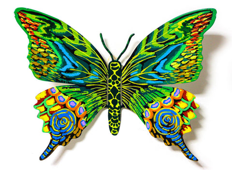 Patricia Govezensky- Original Painting on Cutout Steel "Butterfly CCVIII"