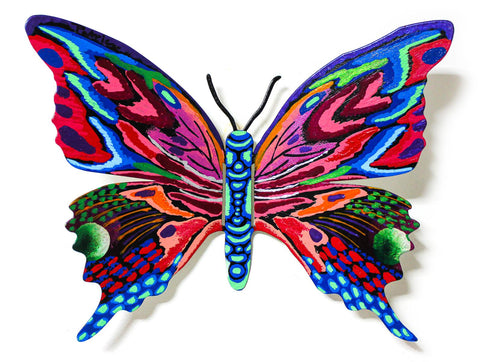 Patricia Govezensky- Original Painting on Cutout Steel "Butterfly CCX"