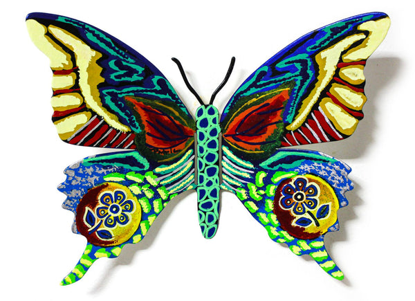Patricia Govezensky- Original Painting on Cutout Steel "Butterfly CCXLV"