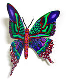 Patricia Govezensky- Original Painting on Cutout Steel "Butterfly CCXLVI"