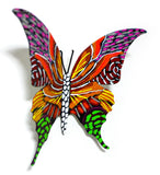 Patricia Govezensky- Original Painting on Cutout Steel "Butterfly CCLIX"
