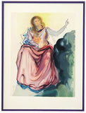 Salvador Dali- Original Color Woodcut on B.F.K. Rives Paper