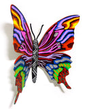 Patricia Govezensky- Original Painting on Cutout Steel "Butterfly CCXLVII"