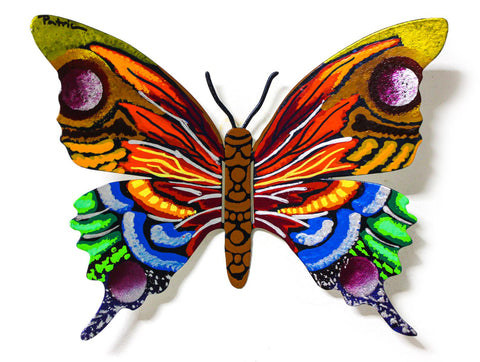 Patricia Govezensky- Original Painting on Cutout Steel "Butterfly CCXLVIII"