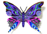 Patricia Govezensky- Original Painting on Cutout Steel "Butterfly CCXLIX"