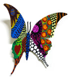 Patricia Govezensky- Original Painting on Cutout Steel "Butterfly CCLXIII"