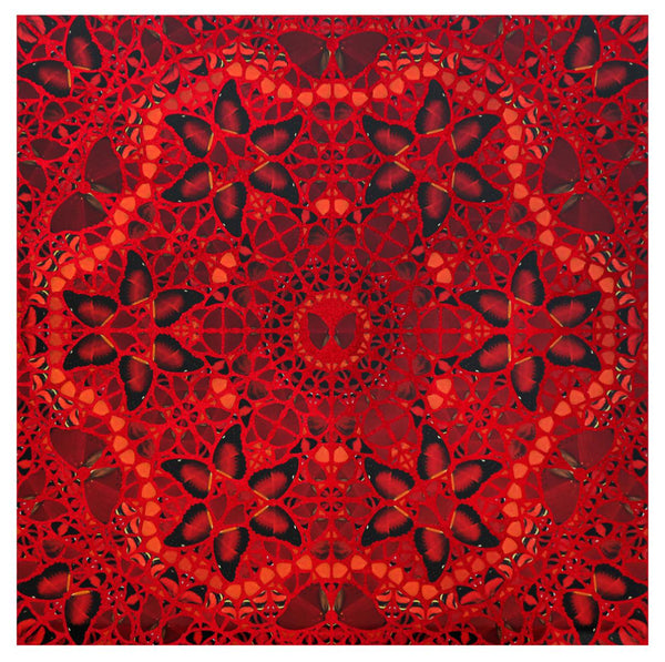 Damien Hirst- Laminated Giclee print on aluminium composite, screen printed with glitter "H10-1 Wu Zetian"