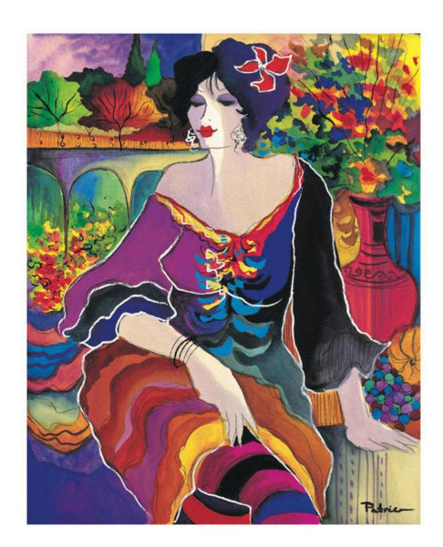 Patricia Govezensky- Original Giclee on Canvas "Flower Shop"