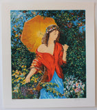 Igor Semeko- Set of 5 Serigraph on Paper "Tea Time, Peaceful Moments, After the Rain, Sisters, Beauty by the Seaside"